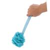Angoily 2pcs Long Handle Bath Back Brush Soft Bristle Shower Scrubber for Body Exfoliation Back Cleaning Tool for Home Bathroom Blue Beige view 4