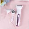 Angoily Electric Shaver and Epilator for Women Rechargeable Facial Cleaning Hair Trimmer Painless Hair Removal Beauty Device in Purple view 2