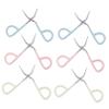 Housoutil Scissor Tweezers for Eyebrows 6pcs Set Professional Beauty Makeup Tool view 1