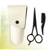 Angoily 6pcs Men Beard Scissors Set Mustache Scissors Beard Grooming Kit Precision Stainless Steel Professional Hair Cutting Tools view 3