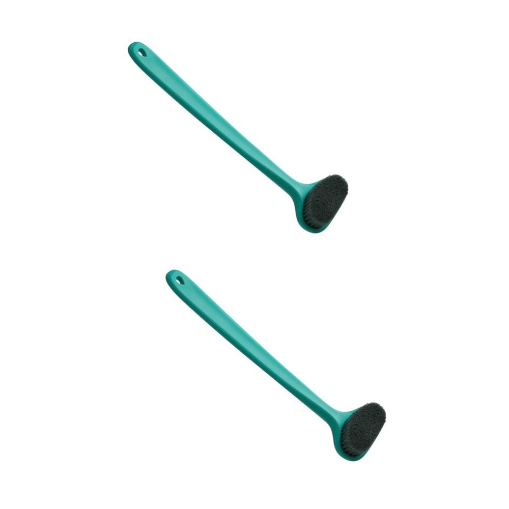 Angoily 2pcs Handle Bath Brush for Body Exfoliation and Skin Smoothing Versatile Shower Accessory for Home Bathroom Use Random Style