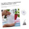 Angoily 120pcs Handmade Soap Foaming Net Bag Exfoliating Facial Wash Tool Drawstring Fast Drying Bubbler for Cleansing and Skin Care Random Colors view 4