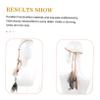 DOITOOL 20pcs Plume Headband for Women Bohemian Hair Band Women Hair Bands Tassels Party Headdress Bohemian Style view 3