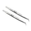 Angoily 4 Pcs Thickened Pointed Tweezers Kit Steel Tweezers Set for Manicure Jewelry and Machine Repair view 3