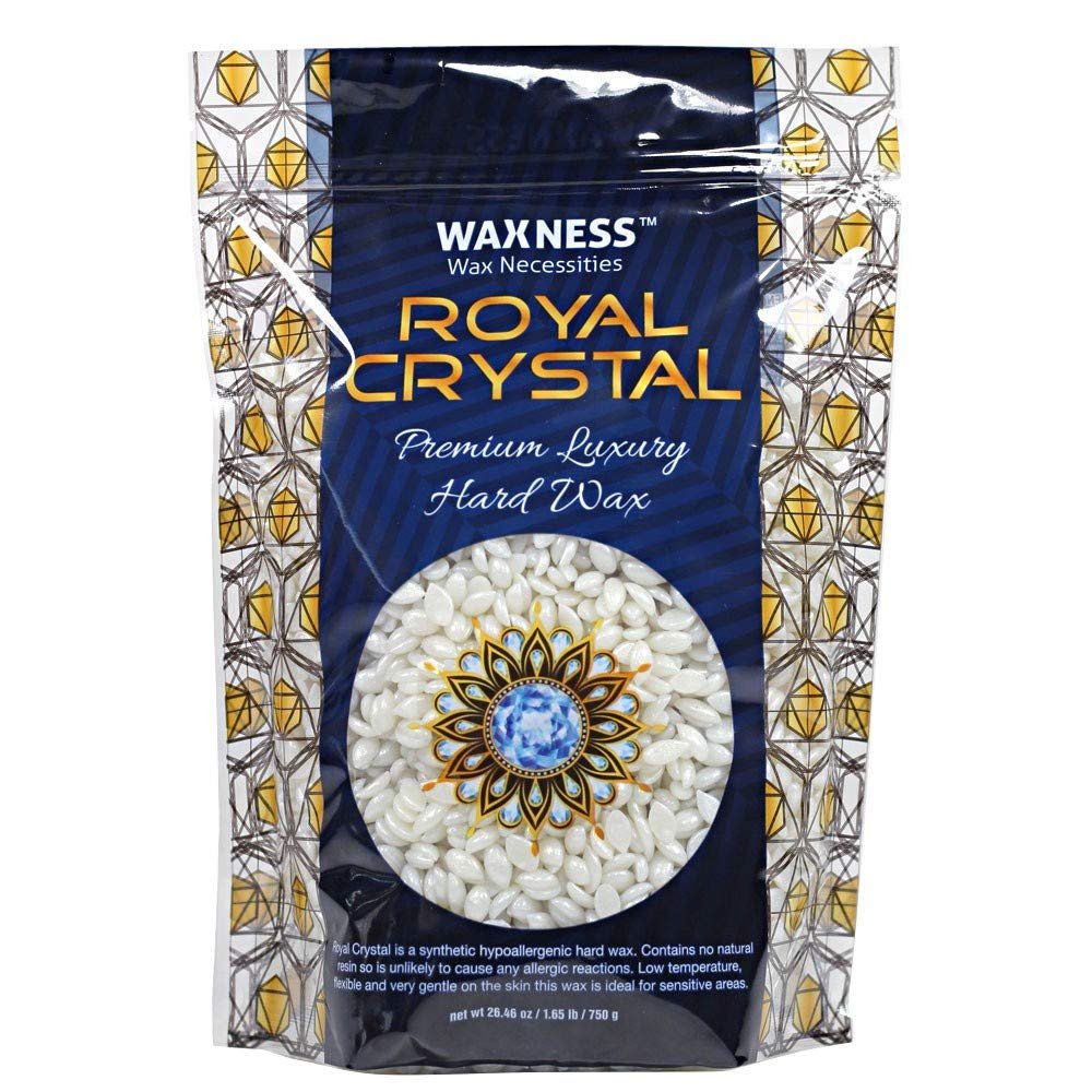 Waxness Royal Crystal ~ Premium Luxury Hard Wax Beads 1.65 LB / 750 G