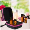 DOITOOL 2pcs Essential Oil Storage Case Bottles Rolling Bottle Organizer for Travel Lightweight and Compact Design Rose Red Essential Oil Carrying Bag view 2