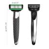 Durable And Easy To Clean Metal Shaving Set With 7 Layers Replaceable Heads Thanksgiving Gift Suitable For Male Grooming Needs view 3