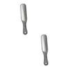 NOLITOY 2pcs Stainless Steel Foot Exfoliator Tool for Smooth Skin Dual-Sided Dead Skin Remover Pedicure Accessory Grey for Care view 1