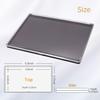 AJLTPA Magnetic Makeup Palette with Clear Top, Empty Eyeshadow Pan Dispensing Storage Box with 40Pcs Adhesive Metal Stickers for DIY Cosmetics Blush Powder(XL Large - 9.25"x6.57") view 2