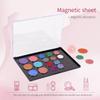 AJLTPA Magnetic Makeup Palette with Clear Top, Empty Eyeshadow Pan Dispensing Storage Box with 40Pcs Adhesive Metal Stickers for DIY Cosmetics Blush Powder(XL Large - 9.25"x6.57") view 3