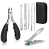 Nail Clipper Kit Professional Thick Ingrown Toe Nail Clippers Feet Toenail Clippers Set Pedicure Nail Tools for Men Seniors Home Use view 1