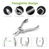 VimroD Nail Clipper Kit Professional Manicure Pedicure Tools Super Sharp Nail Clippers Long Handle Nail Trimmer Cutter for Thick Or Ingrown Toenails Home Use view 4