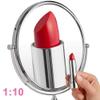AMHIL Wall Mounted Makeup Mirror - 10X Magnification 8'' Two-Sided 360 Swivel Extended to 17 Inches Bathroom Mirror Chrome,Chrome view 3