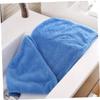 Angoily Luxury 2pc Thicken Bath Hair Cap Quick Drying Towel Cover for Wet Comfortable for Shower Bath view 3