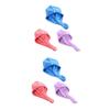 Angoily 2sets Coral Bathing Cap Hair Towel Wrap Quick Dry Hair Cap Hair Drying Towels for Women Water Absorption Easy Wash 3pcs*2 view 1