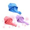 Angoily 2sets Coral Bathing Cap Hair Towel Wrap Quick Dry Hair Cap Hair Drying Towels for Women Water Absorption Easy Wash 3pcs*2 view 4
