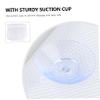 Angoily Tub Pillow White Bath Pillow 6 Suction Cups Non-Slip 3D Mesh Spa Pillow for Neck Support view 2