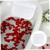Angoily Tub Pillow White Bath Pillow 6 Suction Cups Non-Slip 3D Mesh Spa Pillow for Neck Support view 3