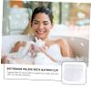 Angoily Tub Pillow White Bath Pillow 6 Suction Cups Non-Slip 3D Mesh Spa Pillow for Neck Support view 4