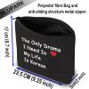 BLUPARK Korean Drama Lover Makeup Bag The Only Drama I Need In My Life Is Korean Cosmetic Bag for K-drama Mom (The Only Drama-BK) view 2