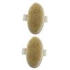 balacoo 2pcs Exfoliating Bath Brush Soft Bristles and Wooden Handle Portable Back Scrubber for Dead Skin Removal and Circulation for Family Use Design view 1