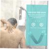Balacoo 2 Pcs Loofah Back Strap Scrubber Towel Shower Wash Cloth Blue Washcloths Loofah Back Scrubber Bath Towel Body Scrub Exfoliator Loofah Towel Back Washer Bath Wash Back Brush Sponge, 75cmX10cm view 2