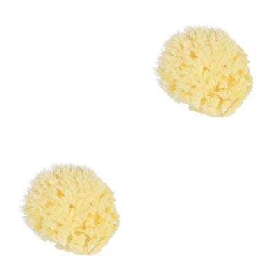 balacoo 2pcs Extra Sponge for Bathing Natural Honeycomb Sponge for Body Gentle Cleansing Massaging for Boys and Girls Adults