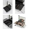 Rolling Cosmetic Organizer With 4 Rolling Wheels 8 Lights And Mirror,Beauty Makeup Train Case Travel Trolley Cosmetic Bag Rolling Organizer Vanity BoxAluminium Make Up Case,1 Piece ( Color : Dazzling view 2