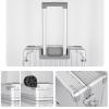 Rolling Cosmetic Organizer With 4 Rolling Wheels 8 Lights And Mirror,Beauty Makeup Train Case Travel Trolley Cosmetic Bag Rolling Organizer Vanity BoxAluminium Make Up Case,1 Piece ( Color : Dazzling view 3