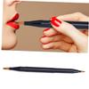 balacoo 2pcs Dicephalous Lip Applicator Brush Kit Lipstick Gloss Applicators Makeup Tool Kit for Lips view 3