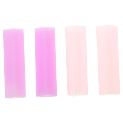 balacoo 8pcs Nipper Cover for Nail Scissors Protective Sleeve for Manicure Pedicure Tools Rose Red Safeguard Cuticle Clippers from Damage and Accidental Injury