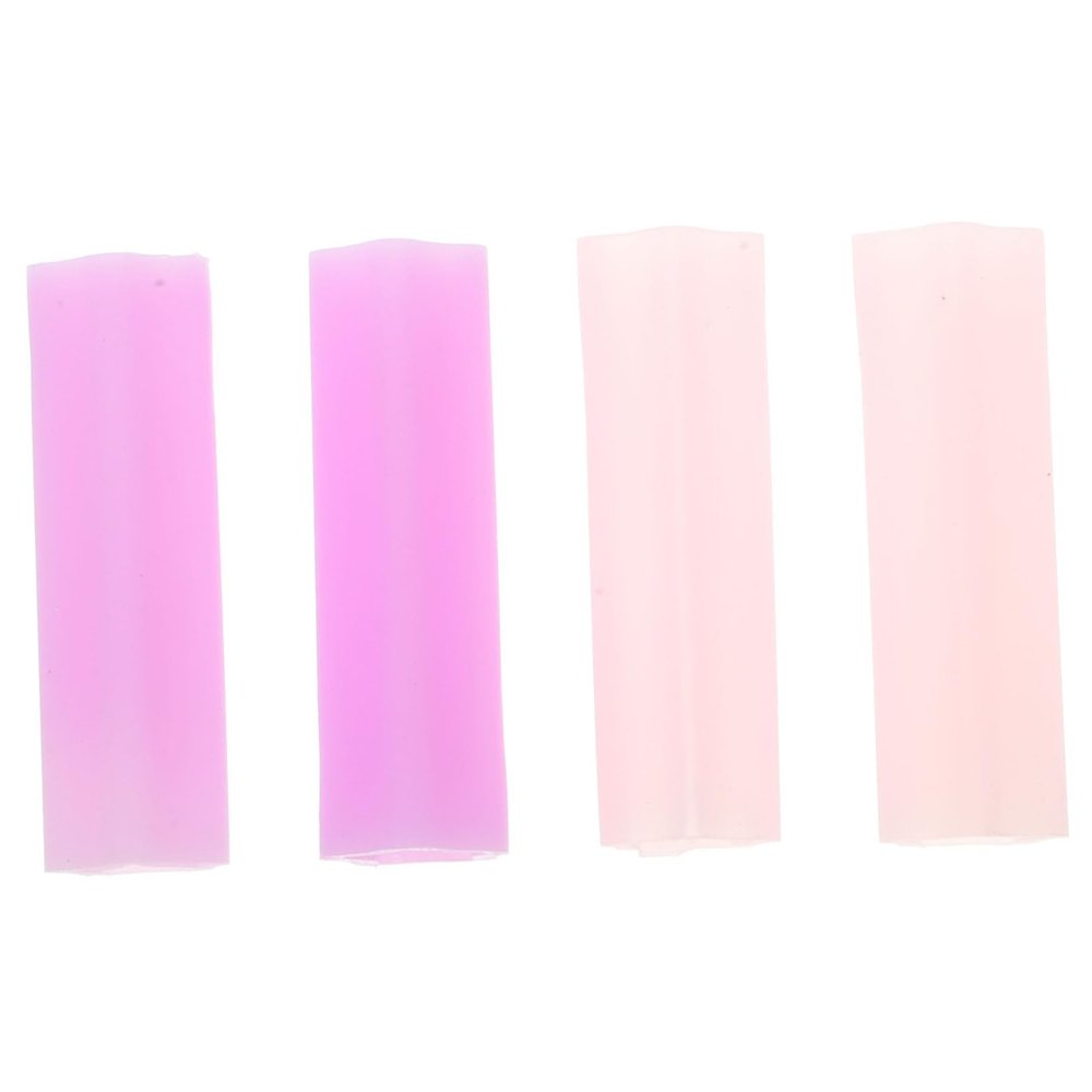 balacoo 8pcs Nipper Cover for Nail Scissors Protective Sleeve for Manicure Pedicure Tools Rose Red Safeguard Cuticle Clippers from Damage and Accidental Injury