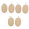 balacoo 6pcs Back Loofah Scrubbers for Bathing Exfoliating Body Towels Soft Rough Texture Deep Cleaning for Smooth Skin Easy to Use Shower Bath Natural Trim view 1
