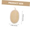 balacoo 6pcs Back Loofah Scrubbers for Bathing Exfoliating Body Towels Soft Rough Texture Deep Cleaning for Smooth Skin Easy to Use Shower Bath Natural Trim view 2