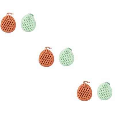 Balacoo 3sets Exfoliating Towel Back Scrubber Tool Body Scrubbing Aid for Bathing Home Use Hotel Dorm 2pcs*3 Random