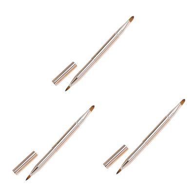 balacoo 3pcs Micro Applicator Brush Lip Brush Applicator Essential Makeup Tool Lipstick Lip Plumping