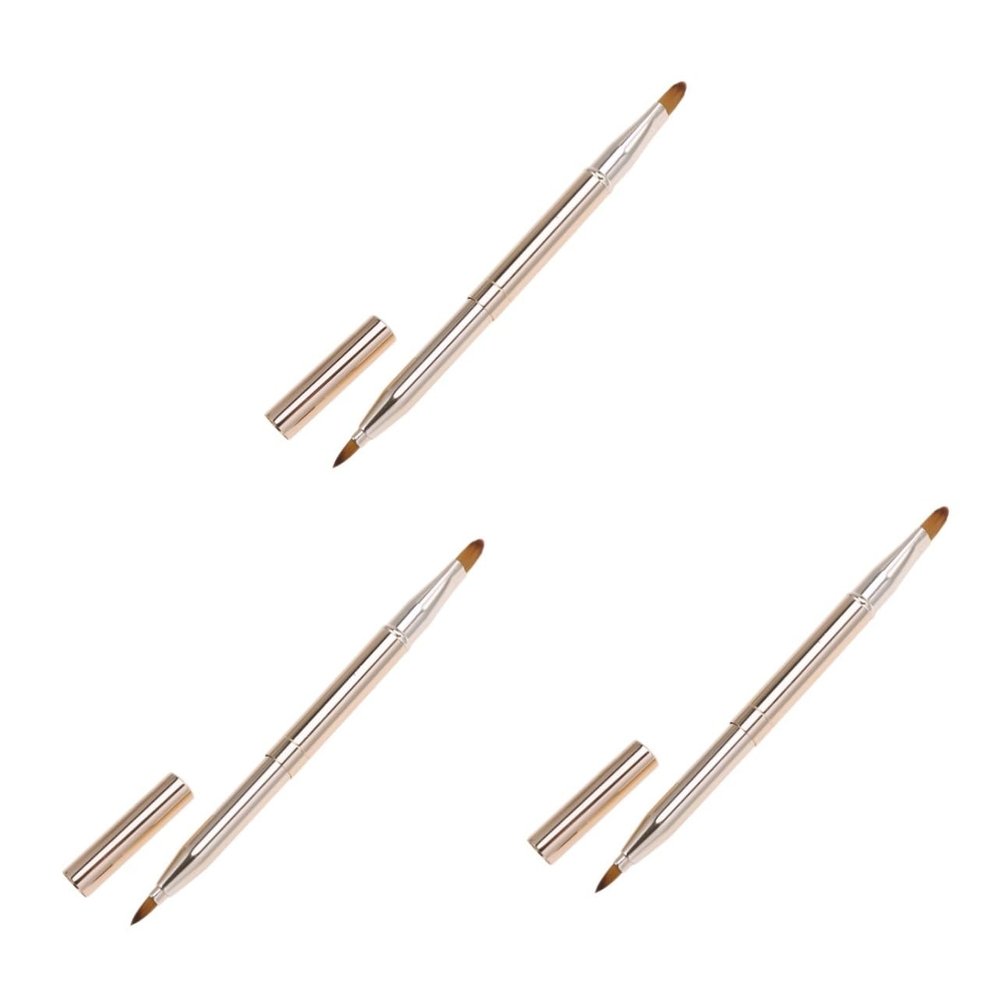 balacoo 3pcs Micro Applicator Brush Lip Brush Applicator Essential Makeup Tool Lipstick Lip Plumping
