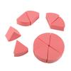 Angoily 12pieces Bottle Triangular Makeup Puff Soft Cosmetic Sponge for Liquid and Powder Foundation in Ribbon for Beauty Salon Home Travel Use view 1