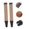 Housoutil Leash for Razor 6 Pcs Cloth Safety Razor Sharpener Use Men Retractable Car Razors Double Razor Scraper Tool Shaver Sharpening Strap Manual Razor Strop Artificial Leather Hair Shaver view 3