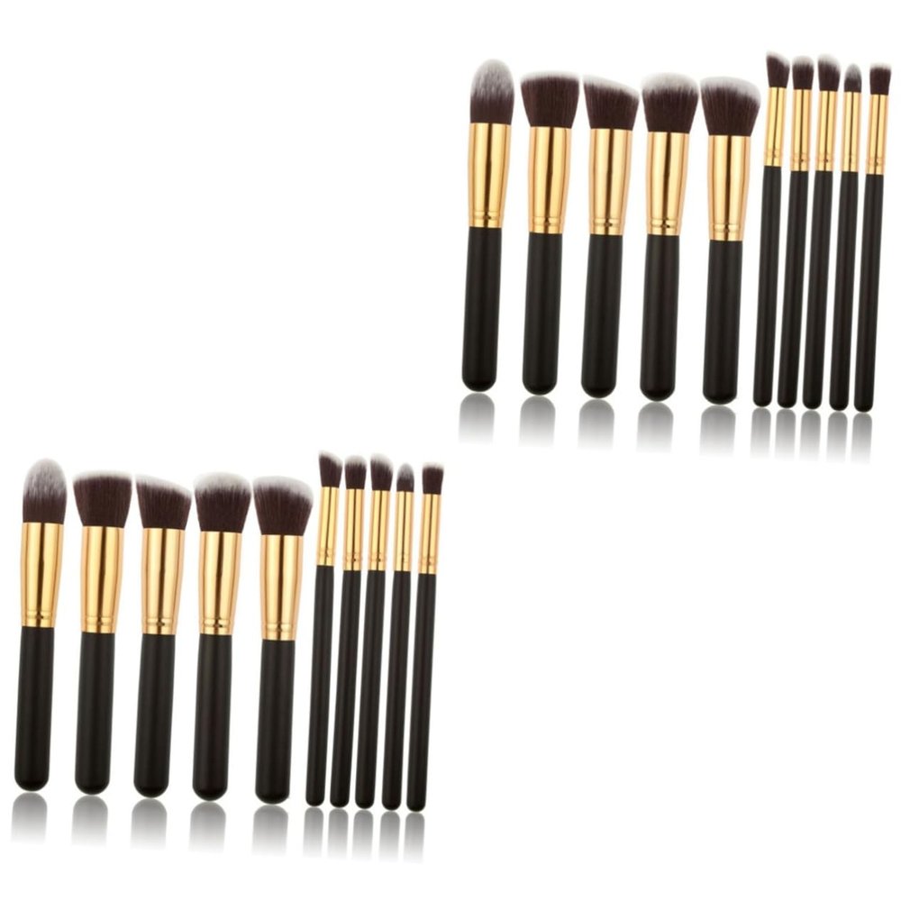 DOITOOL 20pcs Professional Makeup Brush Set Cosmetic Brush Kit Blush Highlighter Korean Makeup Tools