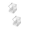 balacoo 2pcs Steel Electric Holder Wall-mounted Bathroom Organizer for Electric Shaver Accessories Design for Convenient Storage Simple Style for Everyday Use view 1
