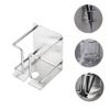 balacoo 2pcs Steel Electric Holder Wall-mounted Bathroom Organizer for Electric Shaver Accessories Design for Convenient Storage Simple Style for Everyday Use view 2