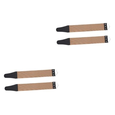 4 Pcs Cloth Dual-sided Sharpening Strap Dual-sided Razor Strop Razor Strop Tool Simple Sharpening Tool Household Sharpening Straps Razor Sharpening Strap Tool