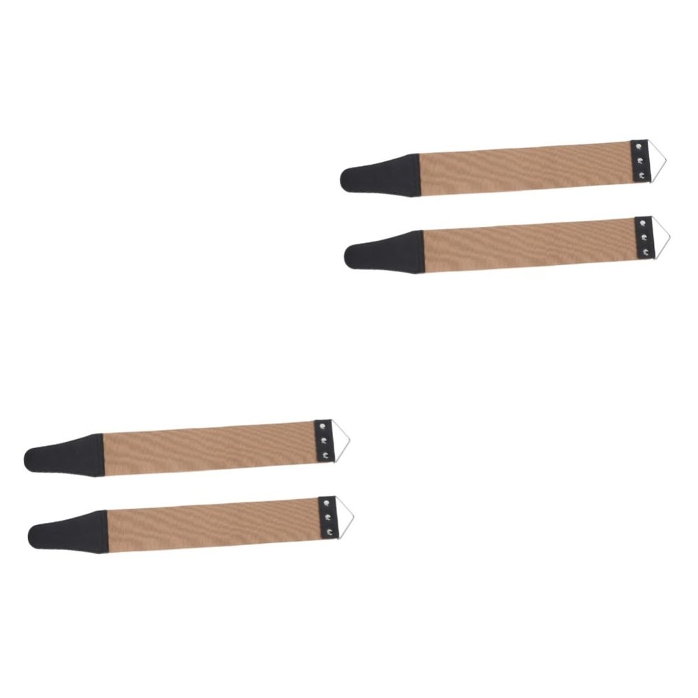 4 Pcs Cloth Dual-sided Sharpening Strap Dual-sided Razor Strop Razor Strop Tool Simple Sharpening Tool Household Sharpening Straps Razor Sharpening Strap Tool