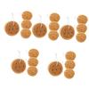 Balacoo 20 Pcs Round Bath Sponge Clean Body Lotion Bathing Exfoliator Brush Bath Sponge for Kids Body Wash Kid Body Wash Mens Body Soap Man Bath Brush Honeycomb, Coffee view 1