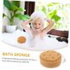 Balacoo 20 Pcs Round Bath Sponge Clean Body Lotion Bathing Exfoliator Brush Bath Sponge for Kids Body Wash Kid Body Wash Mens Body Soap Man Bath Brush Honeycomb, Coffee view 3