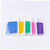 Balacoo 3sets Micro Applicator Brush Eyelash Extension Cotton Swabs Clean Sanitary Salon Home Use Dark 100pcs*3 view 4