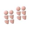 balacoo 12pcs Dual-use Supple Powder Puff Soft Makeup Pads for Wet and Dry Application Portable Face Powder Tool Includes and for Even Coverage view 1