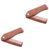 Balacoo 2pcs Beard Comb Foldable Comb Hair Styling Comb Folding Pocket Comb Folding Comb Beard Brush Portable Pocket Comb Combs Portable Mustache Comb Wooden Accessories Household, 18X3X1.6CM view 1