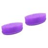 balacoo 2pcs Silicone Shower Brush Curly Hair Brush Exfoliating Body Scrub Massaging Bath Body Massager view 1